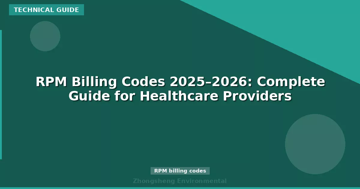 RPM Billing Codes 2025–2026: Complete Guide for Healthcare Providers