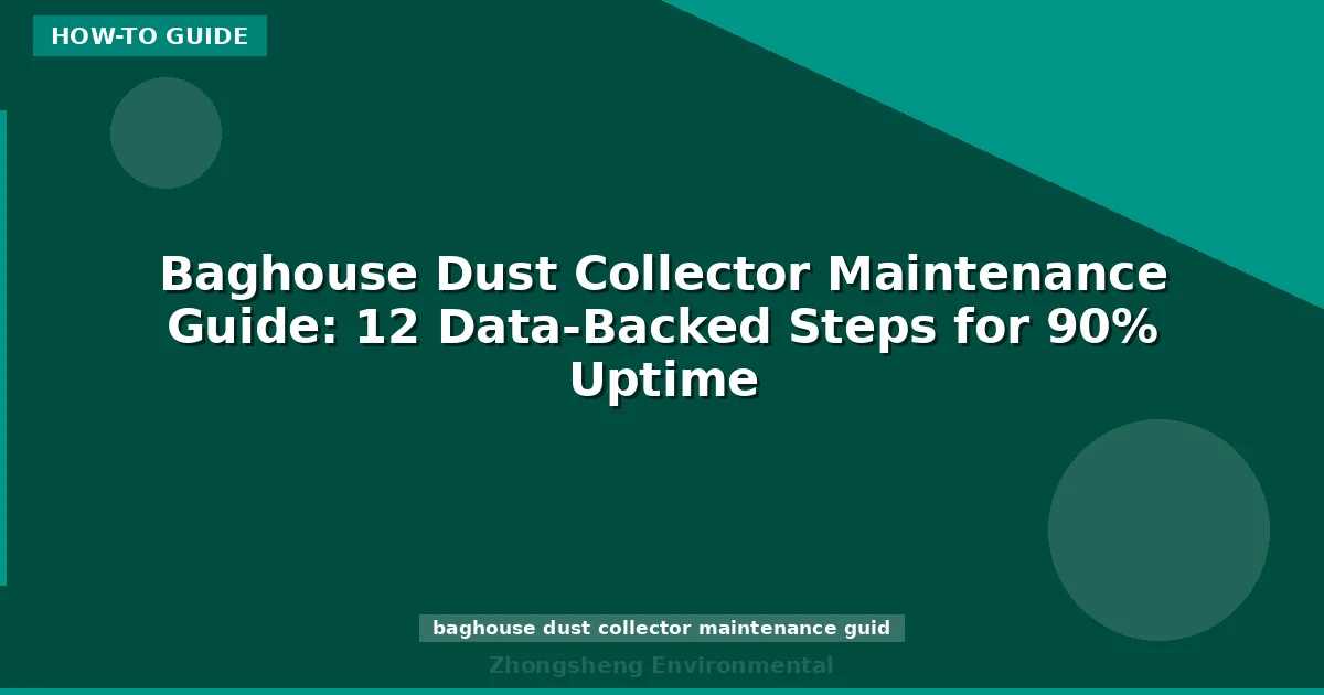 Baghouse Dust Collector Maintenance Guide: 12 Data-Backed Steps for 90% Uptime