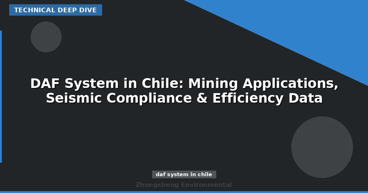 DAF System in Chile: Mining Applications, Seismic Compliance & Efficiency Data