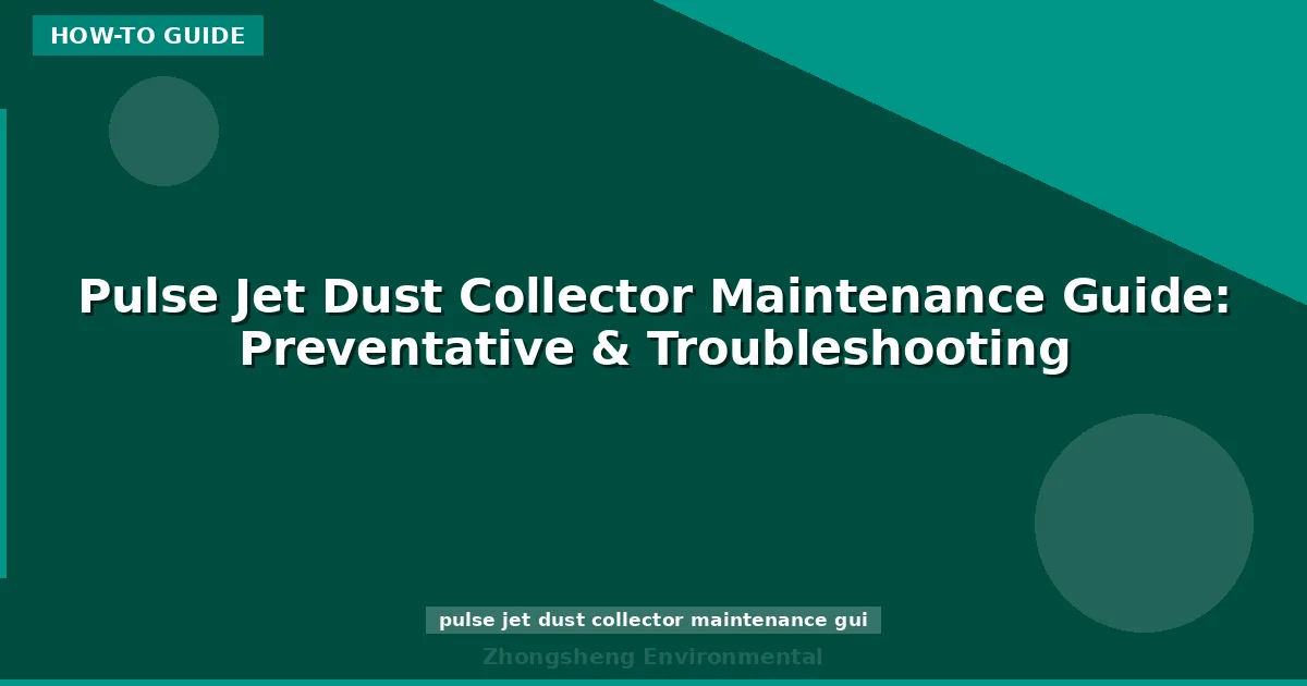 Pulse Jet Dust Collector Maintenance Guide: Preventative & Troubleshooting