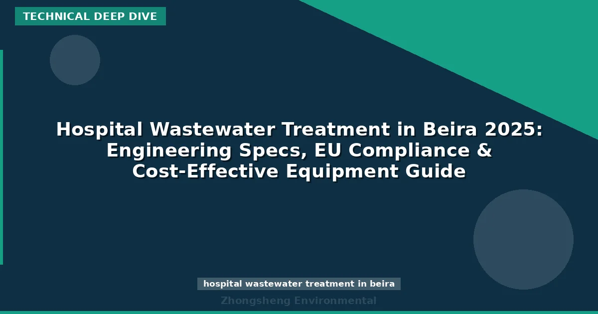 Hospital Wastewater Treatment in Beira 2025: Engineering Specs, EU Compliance & Cost-Effective Equipment Guide