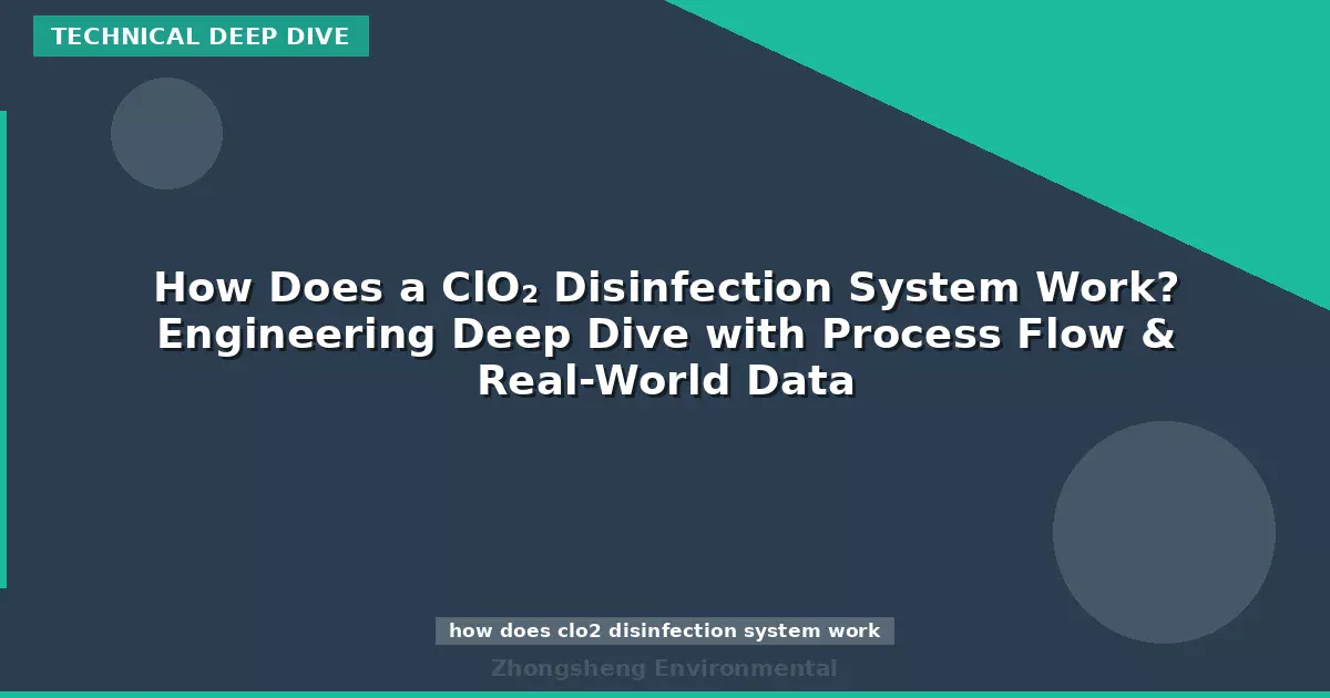 How Does a ClO₂ Disinfection System Work? Engineering Deep Dive with Process Flow & Real-World Data