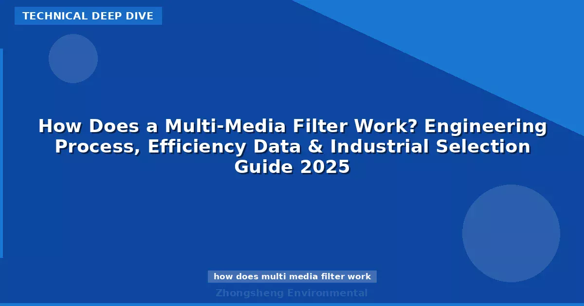 How Does a Multi-Media Filter Work? Engineering Process, Efficiency Data & Industrial Selection Guide 2025