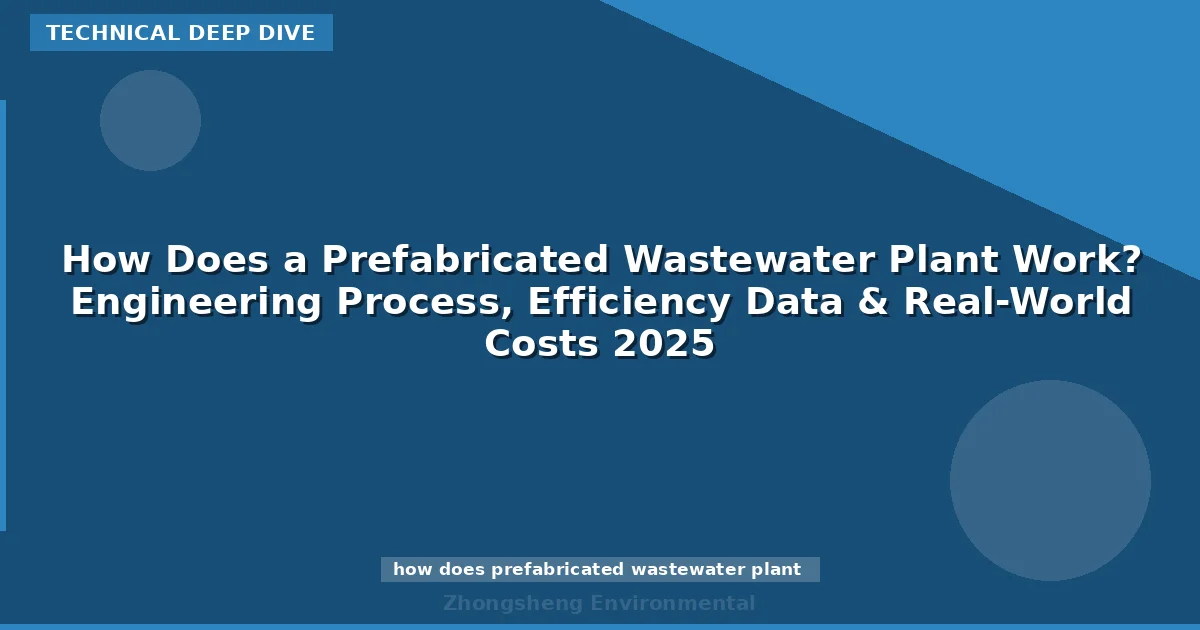 How Does a Prefabricated Wastewater Plant Work? Engineering Process, Efficiency Data & Real-World Costs 2025