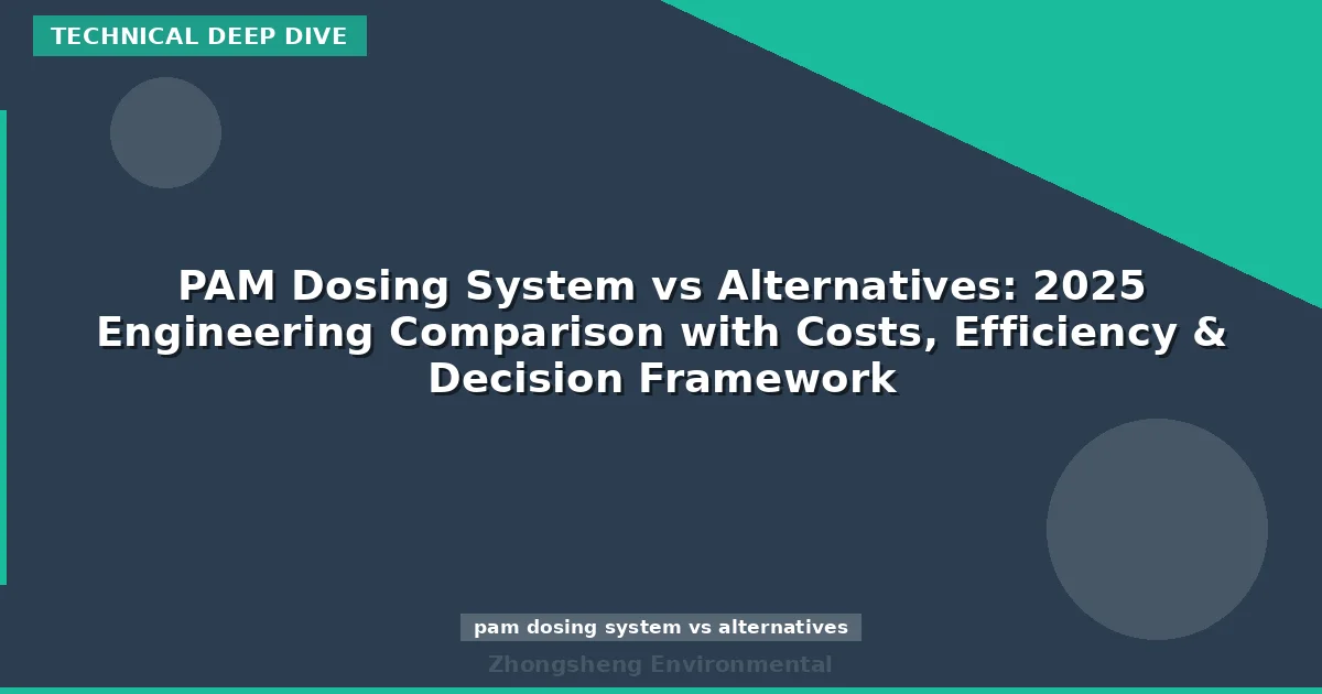 PAM Dosing System vs Alternatives: 2025 Engineering Comparison with Costs, Efficiency & Decision Framework