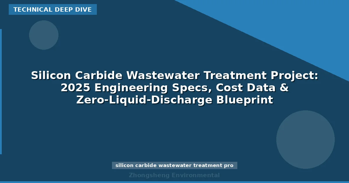 Silicon Carbide Wastewater Treatment Project: 2025 Engineering Specs, Cost Data & Zero-Liquid-Discharge Blueprint