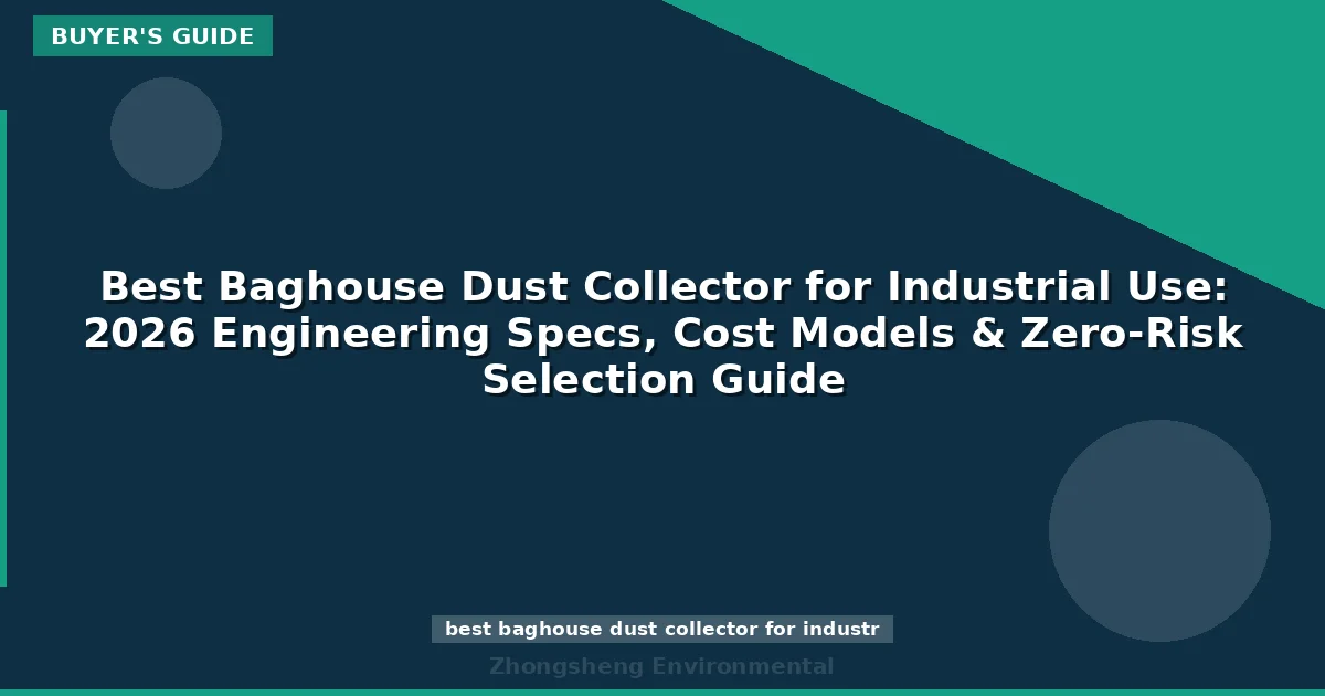 Best Baghouse Dust Collector for Industrial Use: 2026 Engineering Specs, Cost Models & Zero-Risk Selection Guide