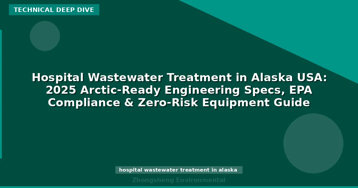 Hospital Wastewater Treatment in Alaska USA: 2025 Arctic-Ready Engineering Specs, EPA Compliance & Zero-Risk Equipment Guide
