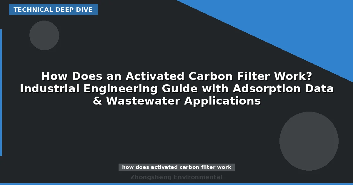 How Does an Activated Carbon Filter Work? Industrial Engineering Guide with Adsorption Data & Wastewater Applications