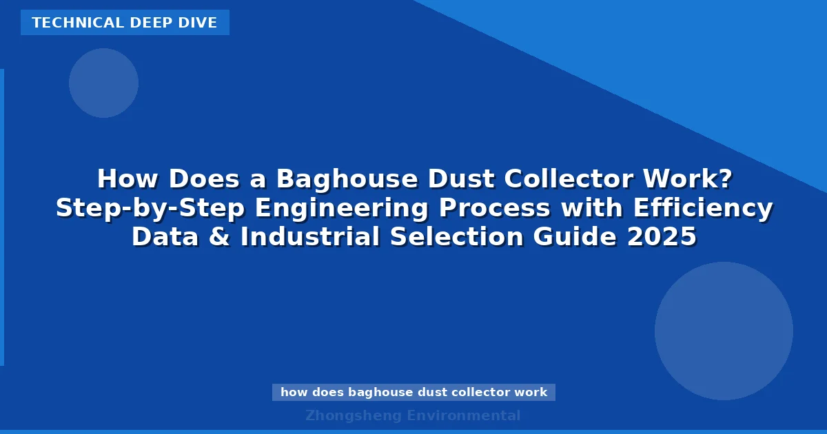 How Does a Baghouse Dust Collector Work? Step-by-Step Engineering Process with Efficiency Data & Industrial Selection Guide 2025