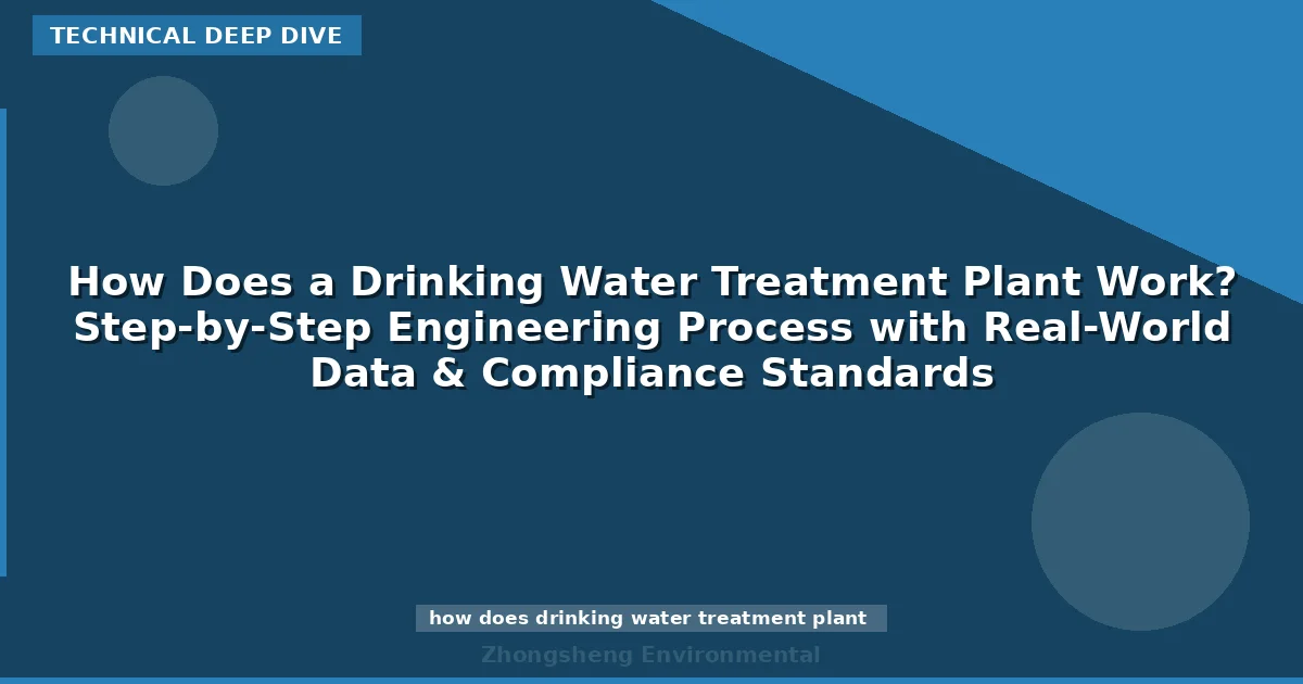 How Does a Drinking Water Treatment Plant Work? Step-by-Step Engineering Process with Real-World Data & Compliance Standards