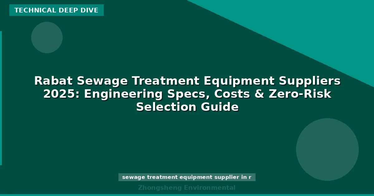 Rabat Sewage Treatment Equipment Suppliers 2025: Engineering Specs, Costs & Zero-Risk Selection Guide