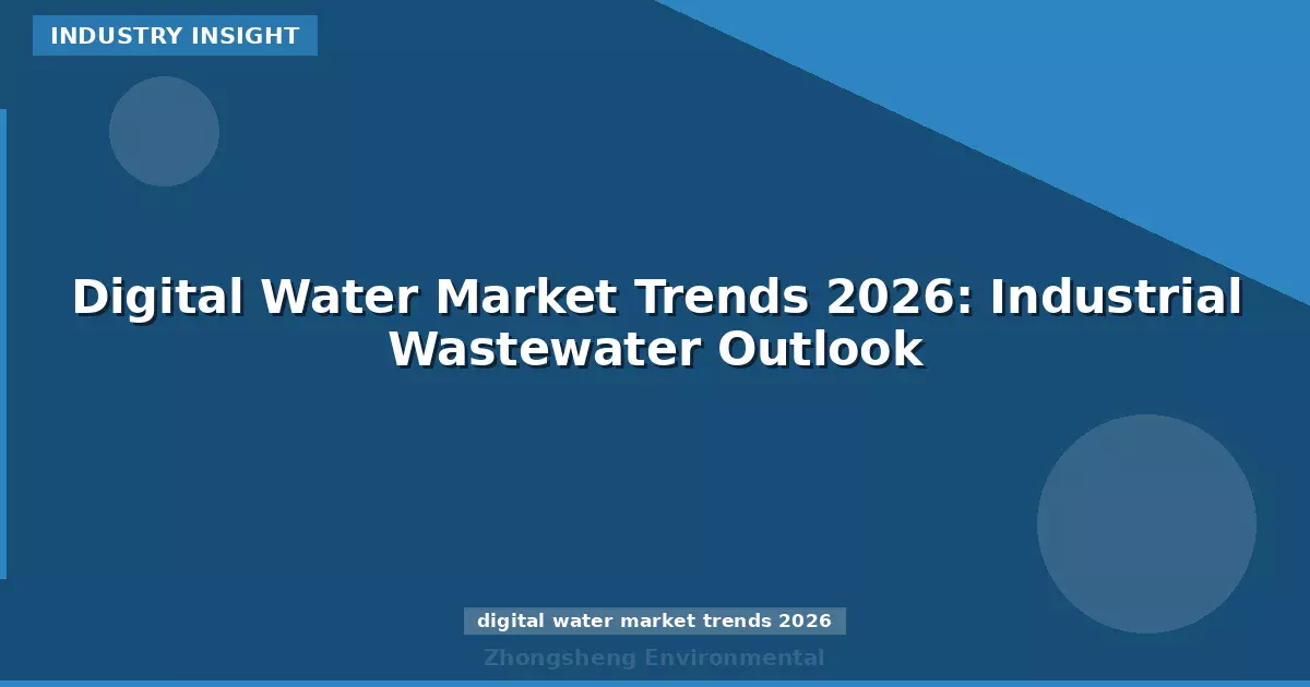Digital Water Market Trends 2026: Industrial Wastewater Outlook