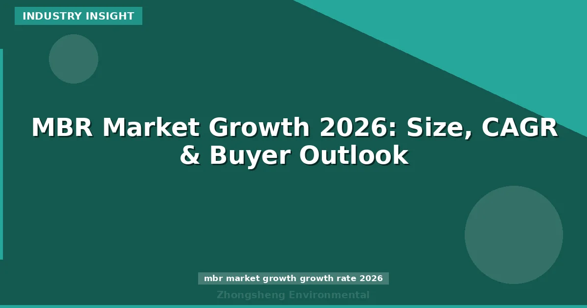 MBR Market Growth 2026: Size, CAGR & Buyer Outlook