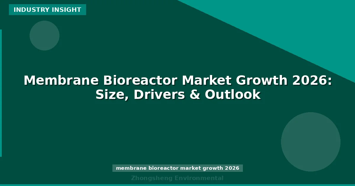 Membrane Bioreactor Market Growth 2026: Size, Drivers & Outlook