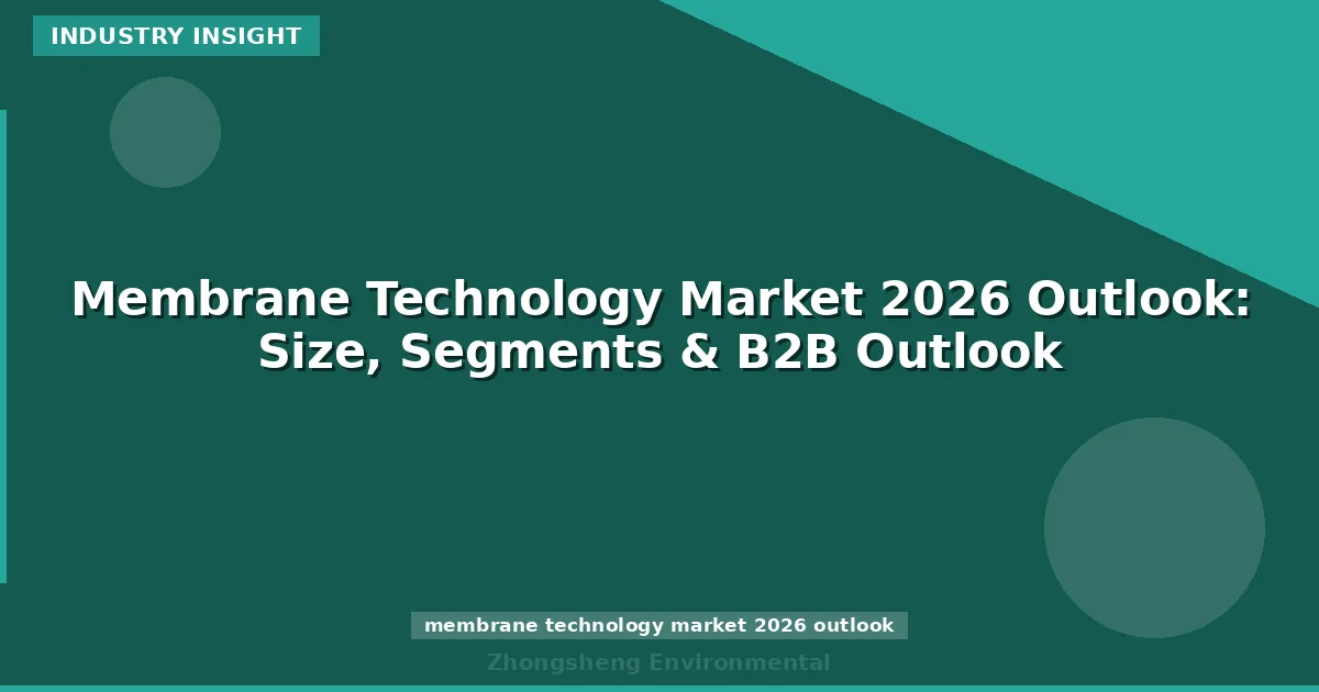 Membrane Technology Market 2026 Outlook: Size, Segments & B2B Outlook