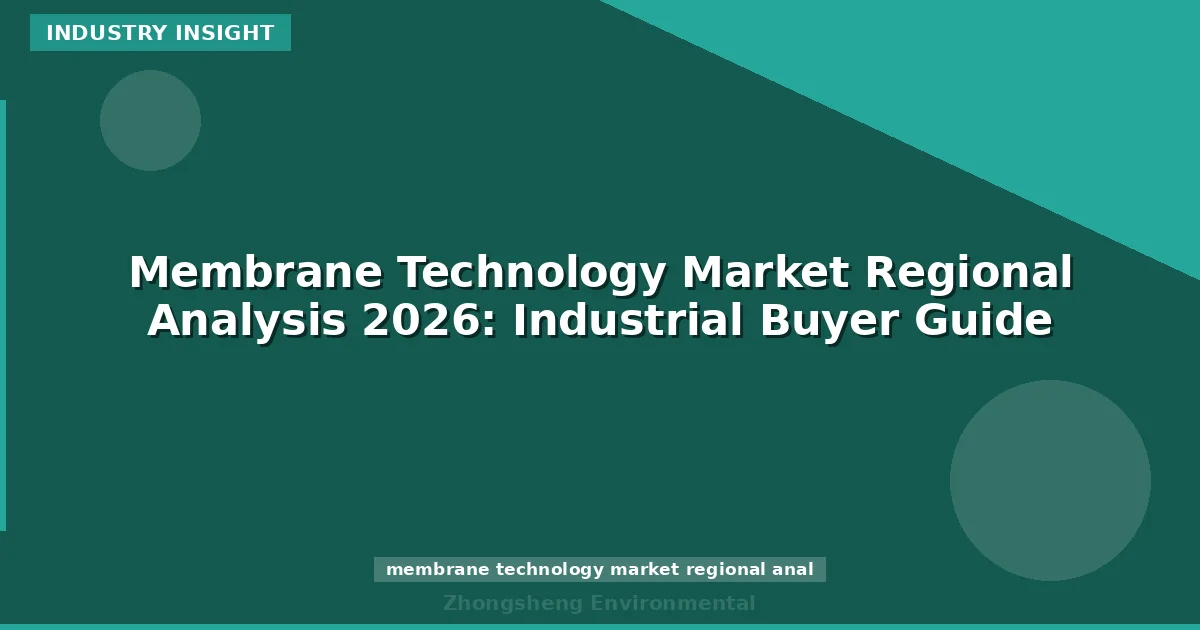Membrane Technology Market Regional Analysis 2026: Industrial Buyer Guide
