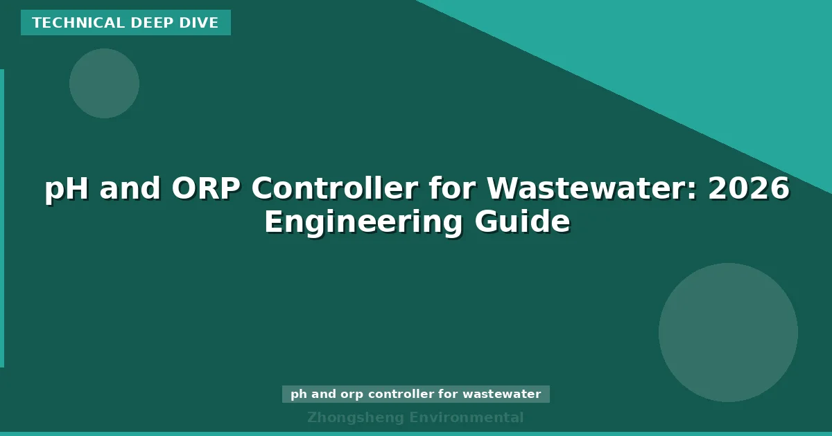 pH and ORP Controller for Wastewater: 2026 Engineering Guide