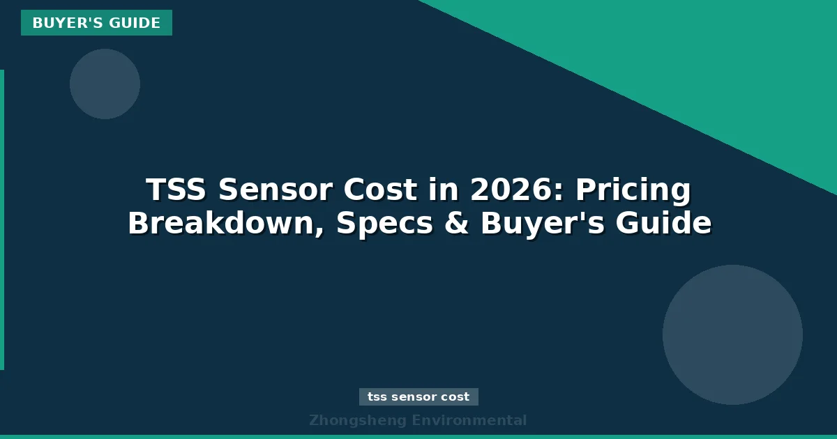 TSS Sensor Cost in 2026: Pricing Breakdown, Specs & Buyer's Guide