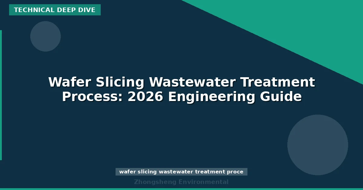 Wafer Slicing Wastewater Treatment Process: 2026 Engineering Guide