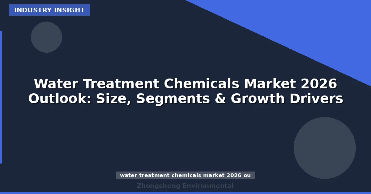 Water Treatment Chemicals Market 2026 Outlook: Size, Segments & Growth Drivers
