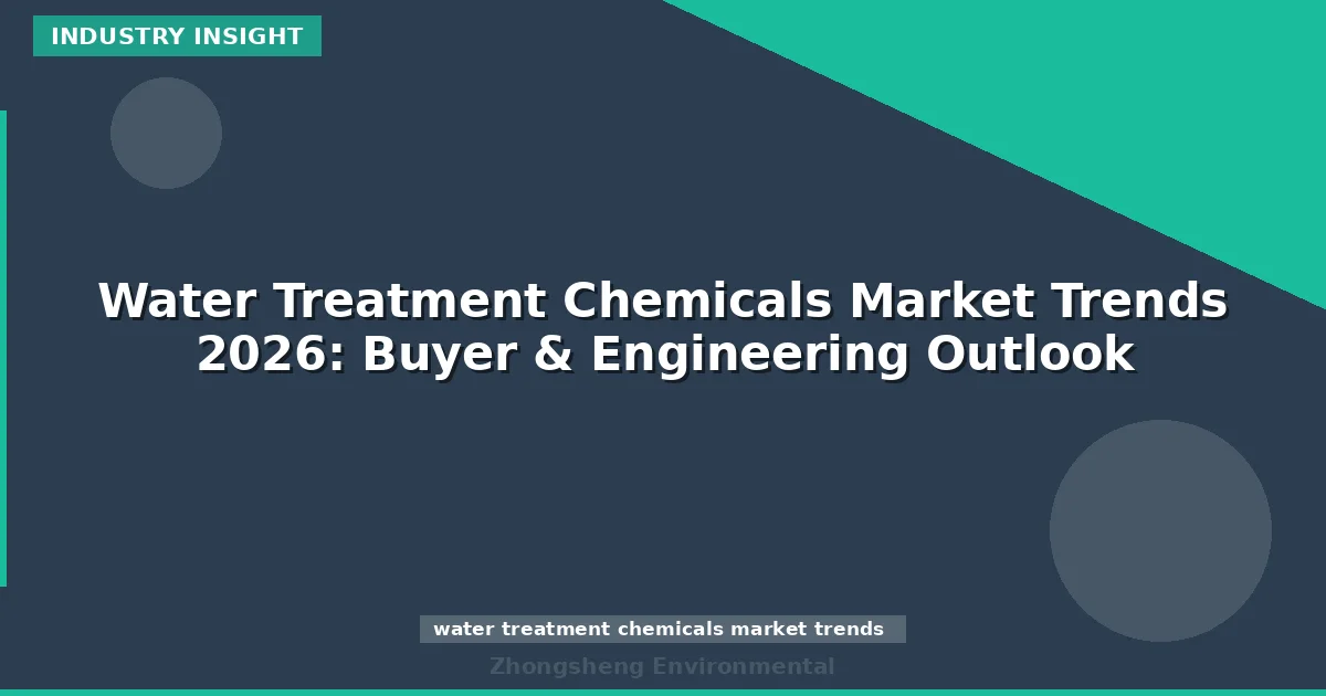 Water Treatment Chemicals Market Trends 2026: Buyer & Engineering Outlook