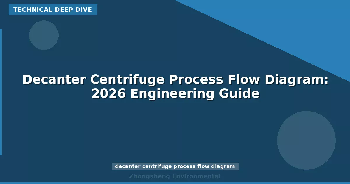 Decanter Centrifuge Process Flow Diagram: 2026 Engineering Guide