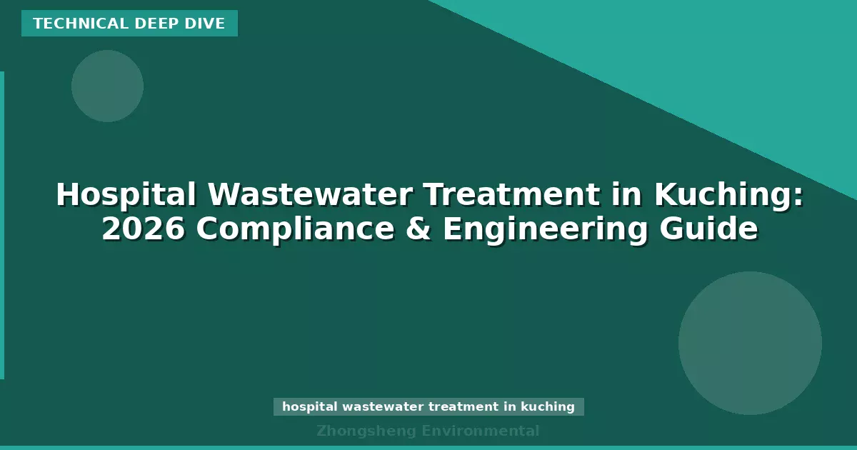 Hospital Wastewater Treatment in Kuching: 2026 Compliance & Engineering Guide