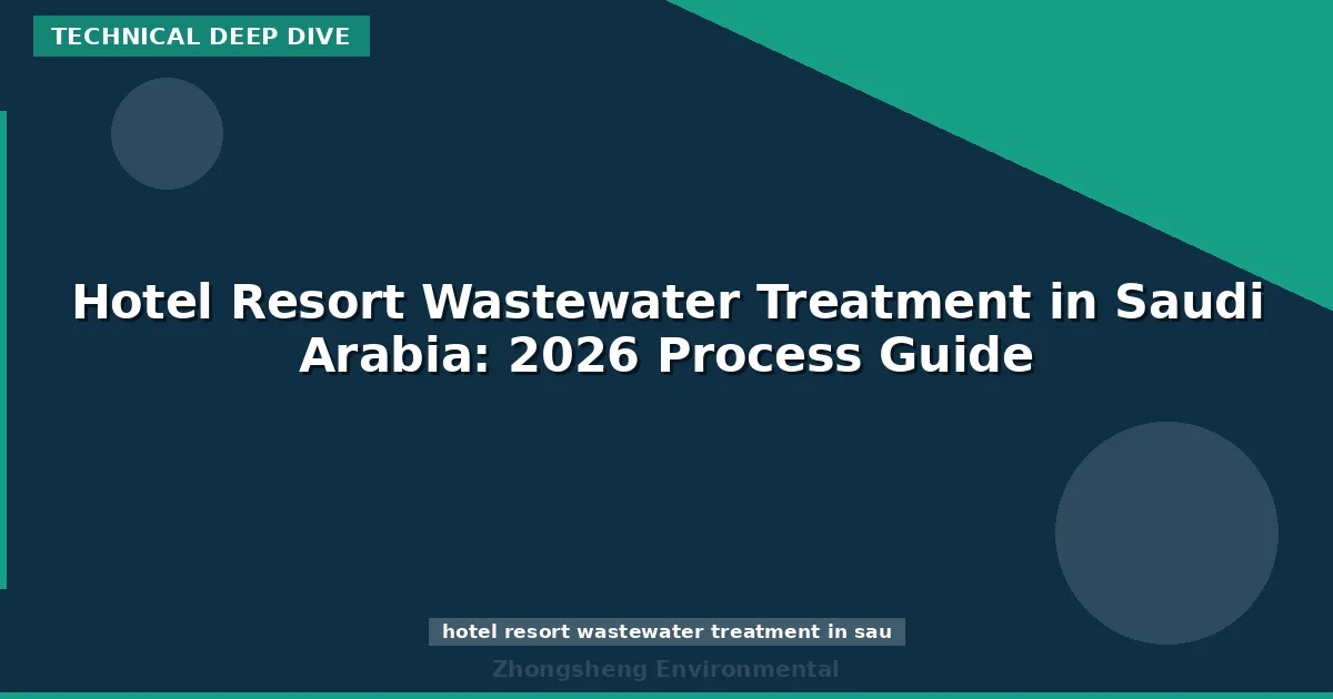 Hotel Resort Wastewater Treatment in Saudi Arabia: 2026 Process Guide