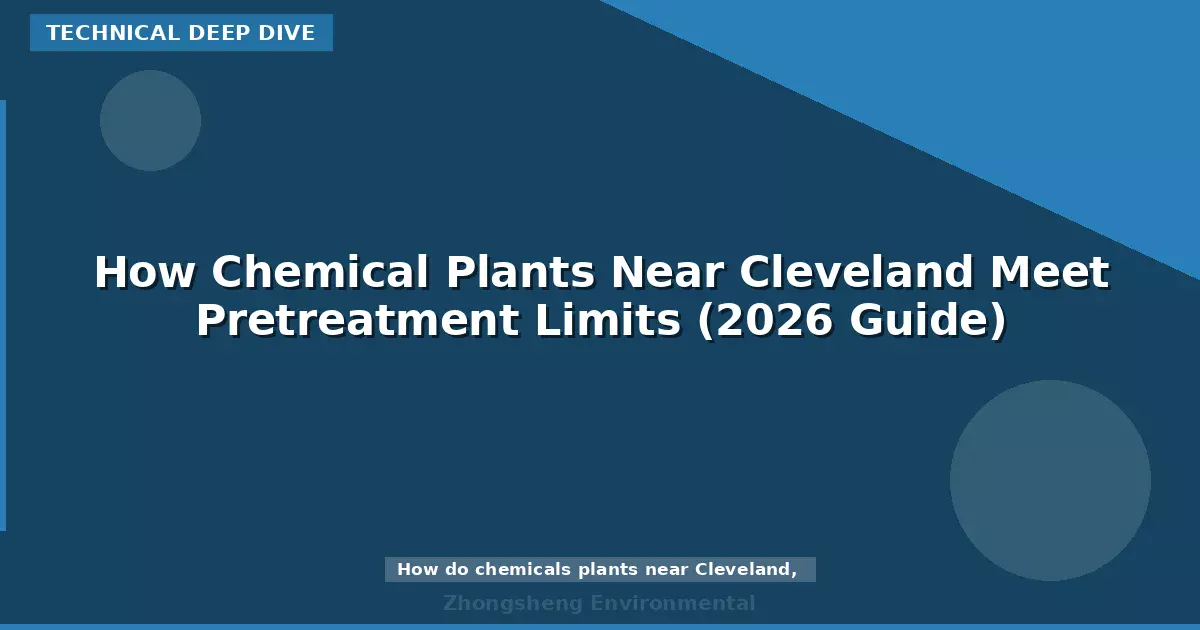 How Chemical Plants Near Cleveland Meet Pretreatment Limits (2026 Guide)