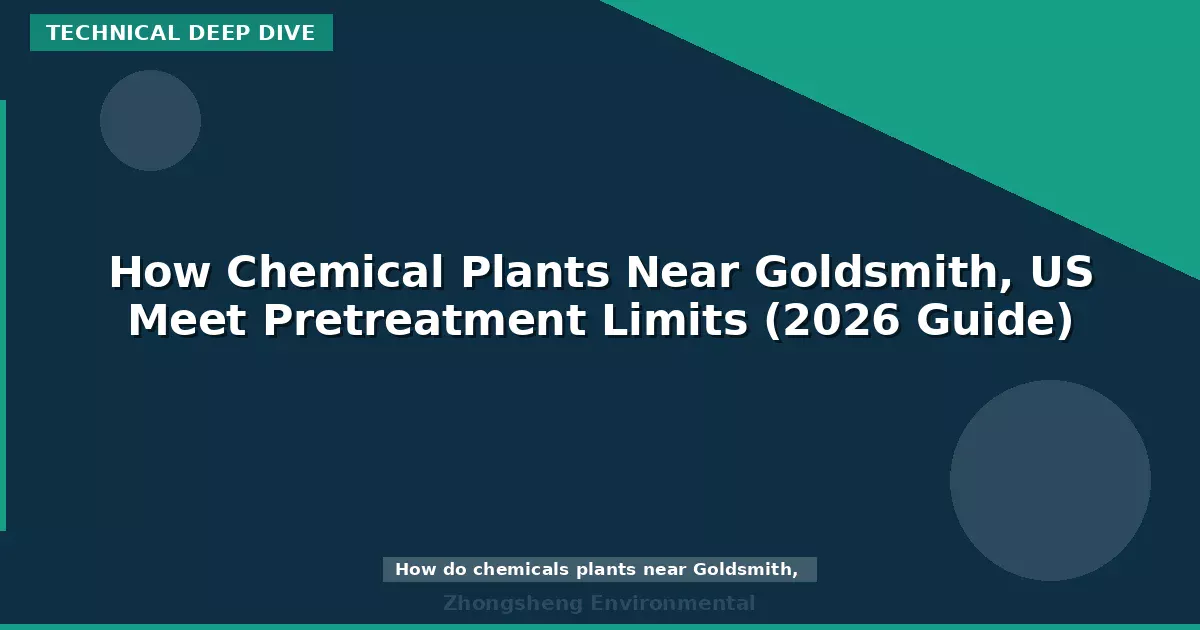 How Chemical Plants Near Goldsmith, US Meet Pretreatment Limits (2026 Guide)