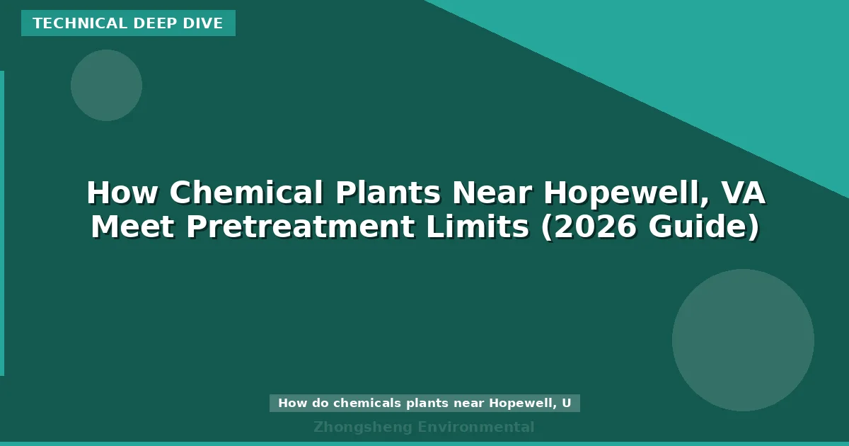 How Chemical Plants Near Hopewell, VA Meet Pretreatment Limits (2026 Guide)