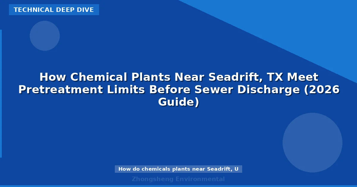 How Chemical Plants Near Seadrift, TX Meet Pretreatment Limits Before Sewer Discharge (2026 Guide)