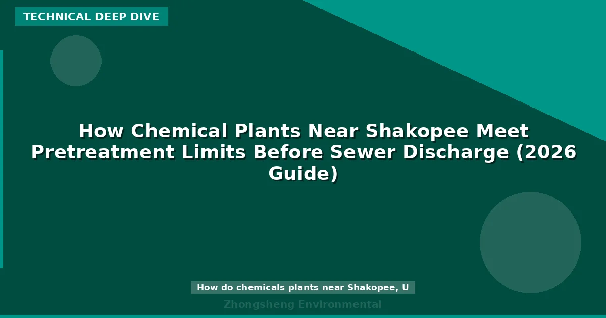 How Chemical Plants Near Shakopee Meet Pretreatment Limits Before Sewer Discharge (2026 Guide)