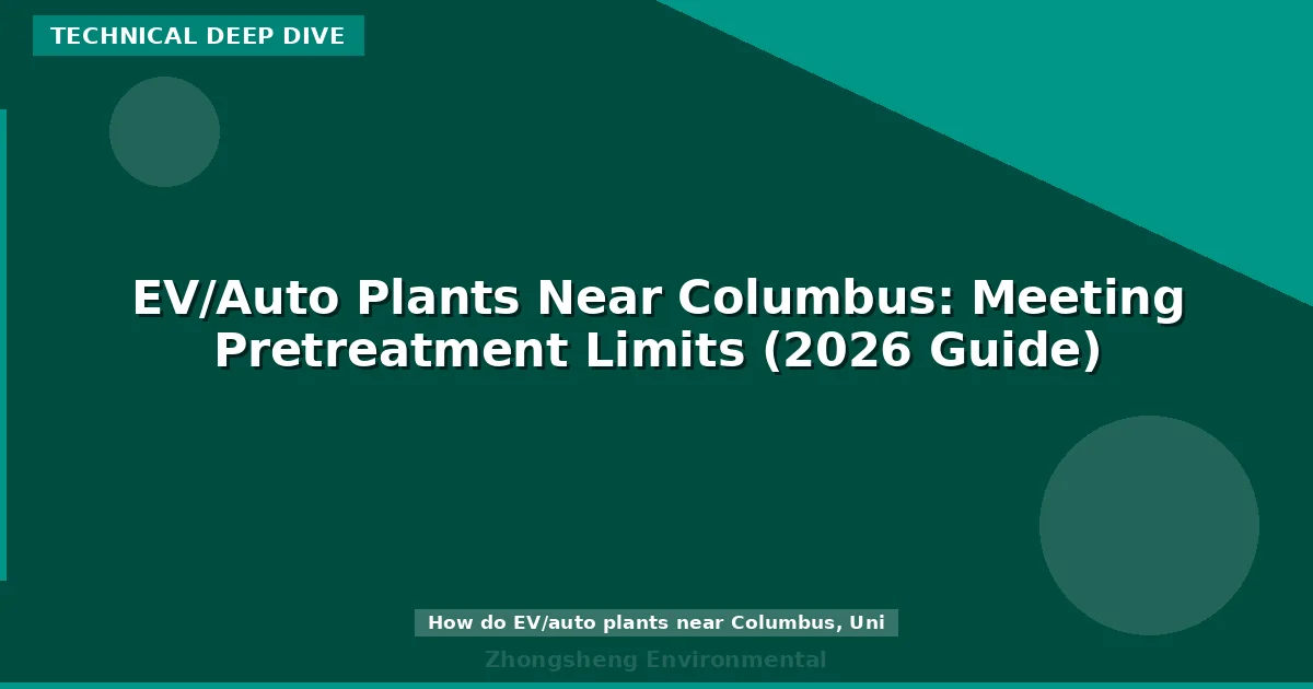 EV/Auto Plants Near Columbus: Meeting Pretreatment Limits (2026 Guide)