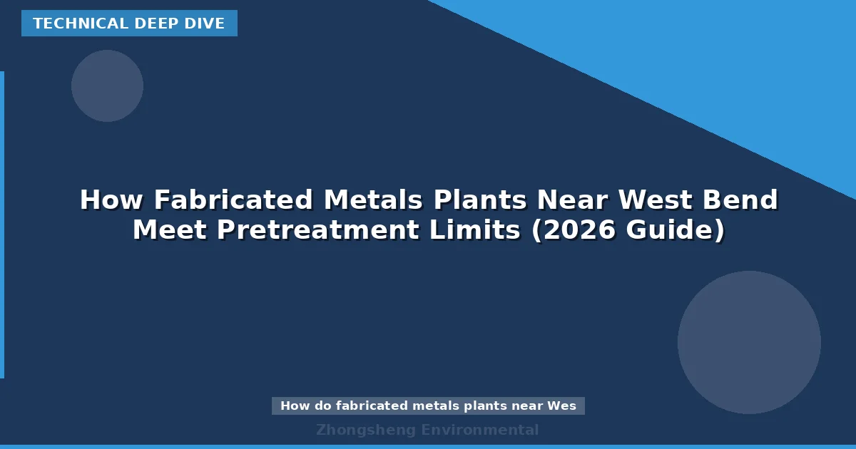 How Fabricated Metals Plants Near West Bend Meet Pretreatment Limits (2026 Guide)