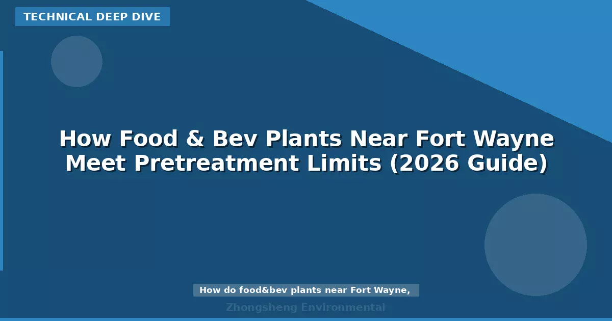 How Food & Bev Plants Near Fort Wayne Meet Pretreatment Limits (2026 Guide)