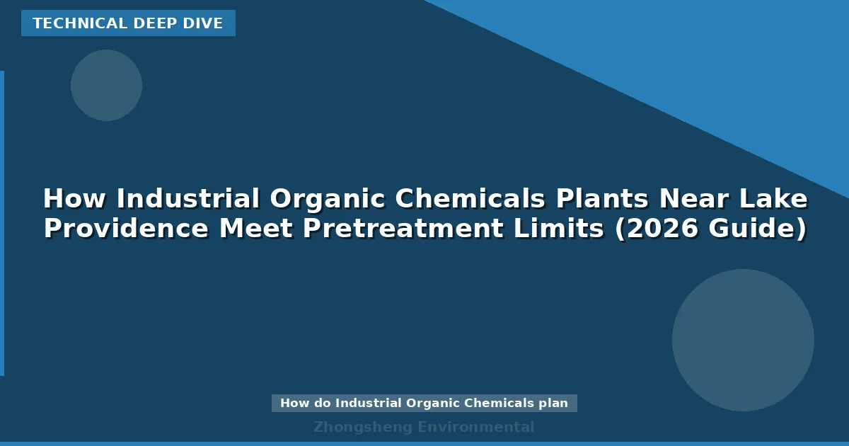 How Industrial Organic Chemicals Plants Near Lake Providence Meet Pretreatment Limits (2026 Guide)