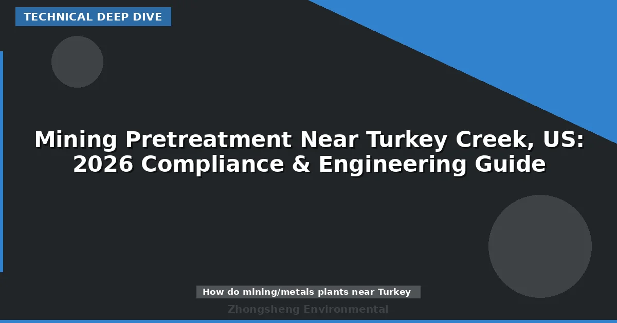 Mining Pretreatment Near Turkey Creek, US: 2026 Compliance & Engineering Guide
