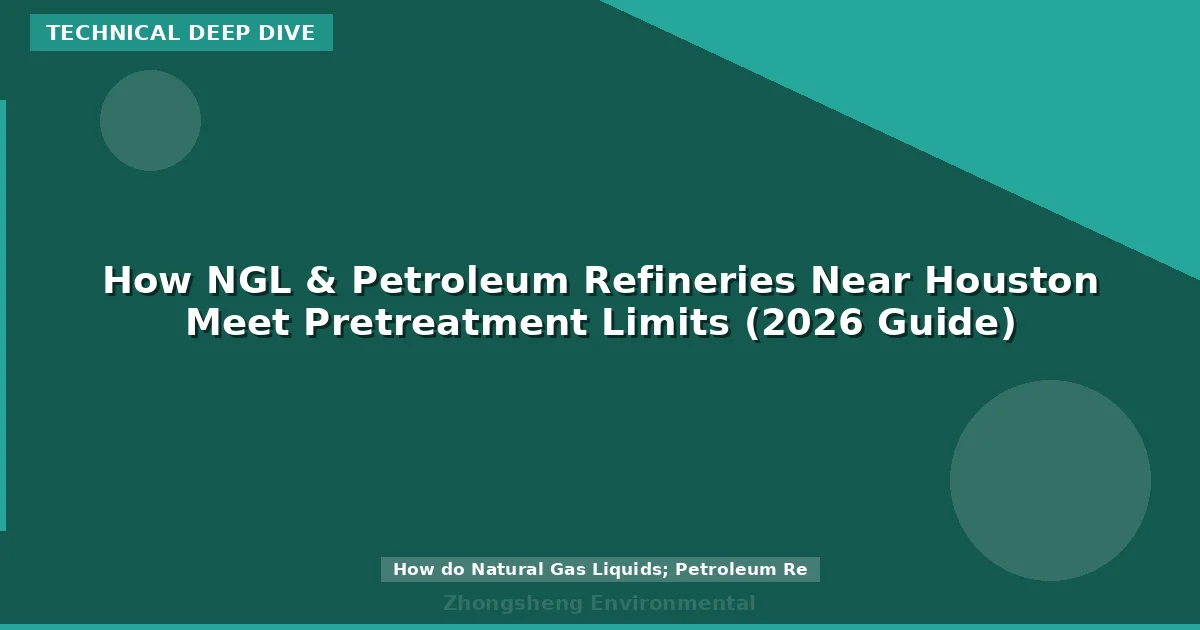 How NGL & Petroleum Refineries Near Houston Meet Pretreatment Limits (2026 Guide)