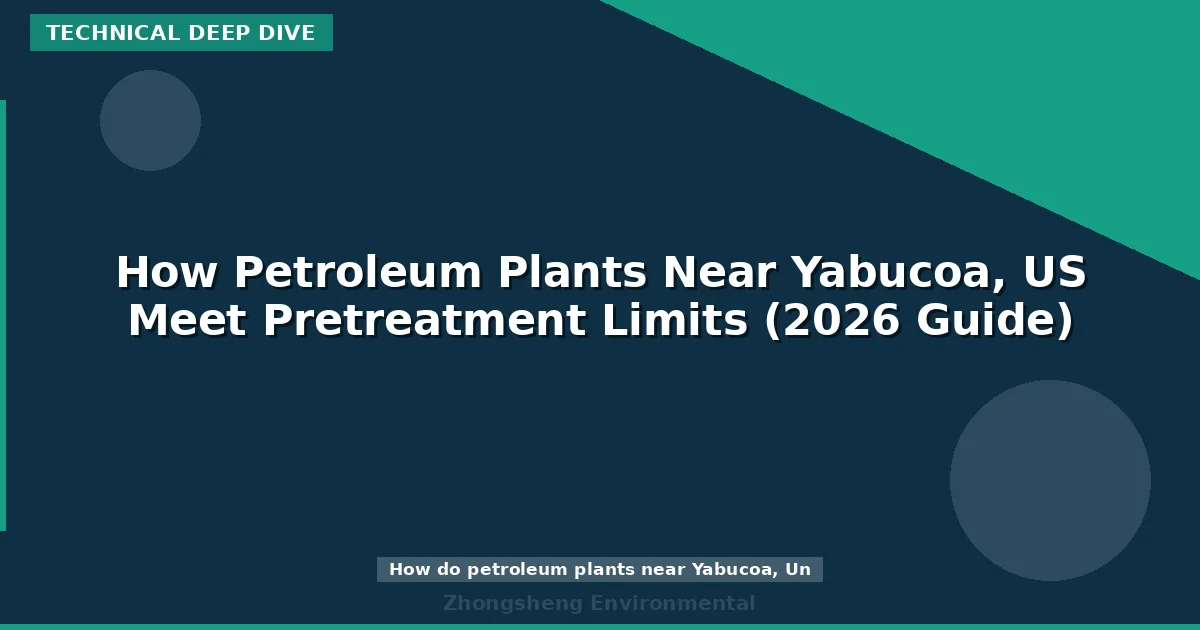How Petroleum Plants Near Yabucoa, US Meet Pretreatment Limits (2026 Guide)