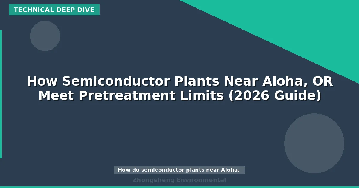 How Semiconductor Plants Near Aloha, OR Meet Pretreatment Limits (2026 Guide)