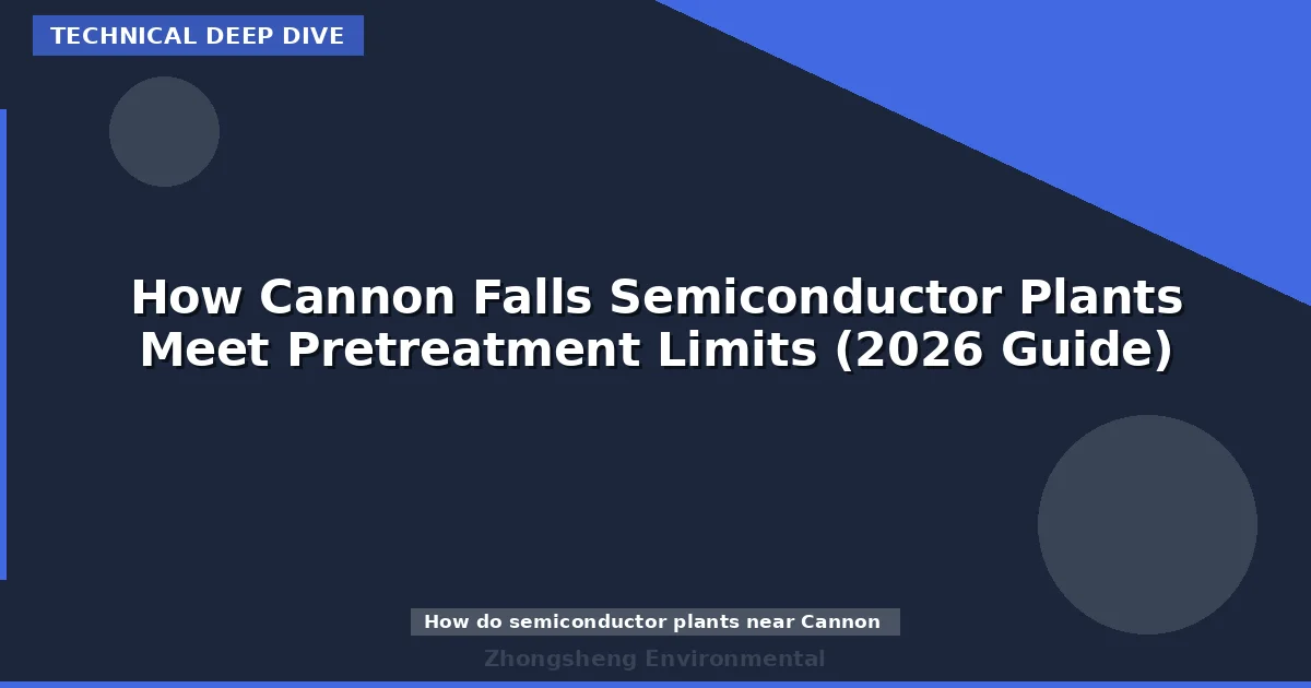 How Cannon Falls Semiconductor Plants Meet Pretreatment Limits (2026 Guide)