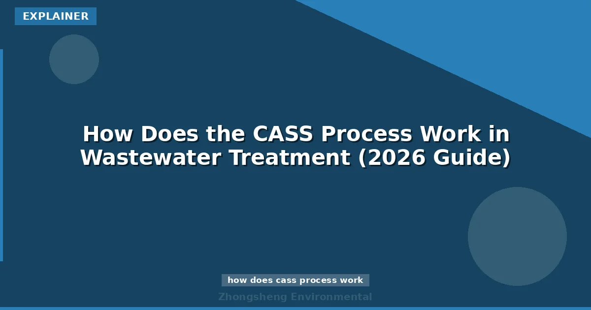 How Does the CASS Process Work in Wastewater Treatment (2026 Guide)