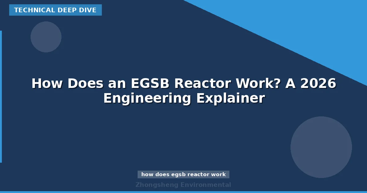 How Does an EGSB Reactor Work? A 2026 Engineering Explainer