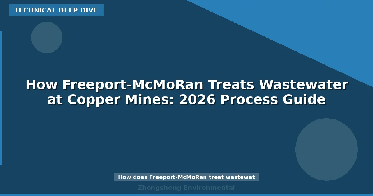 How Freeport-McMoRan Treats Wastewater at Copper Mines: 2026 Process Guide