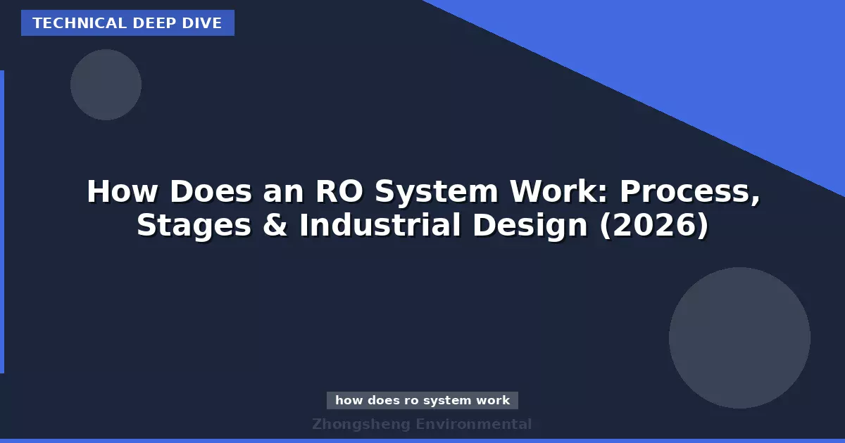 How Does an RO System Work: Process, Stages & Industrial Design (2026)