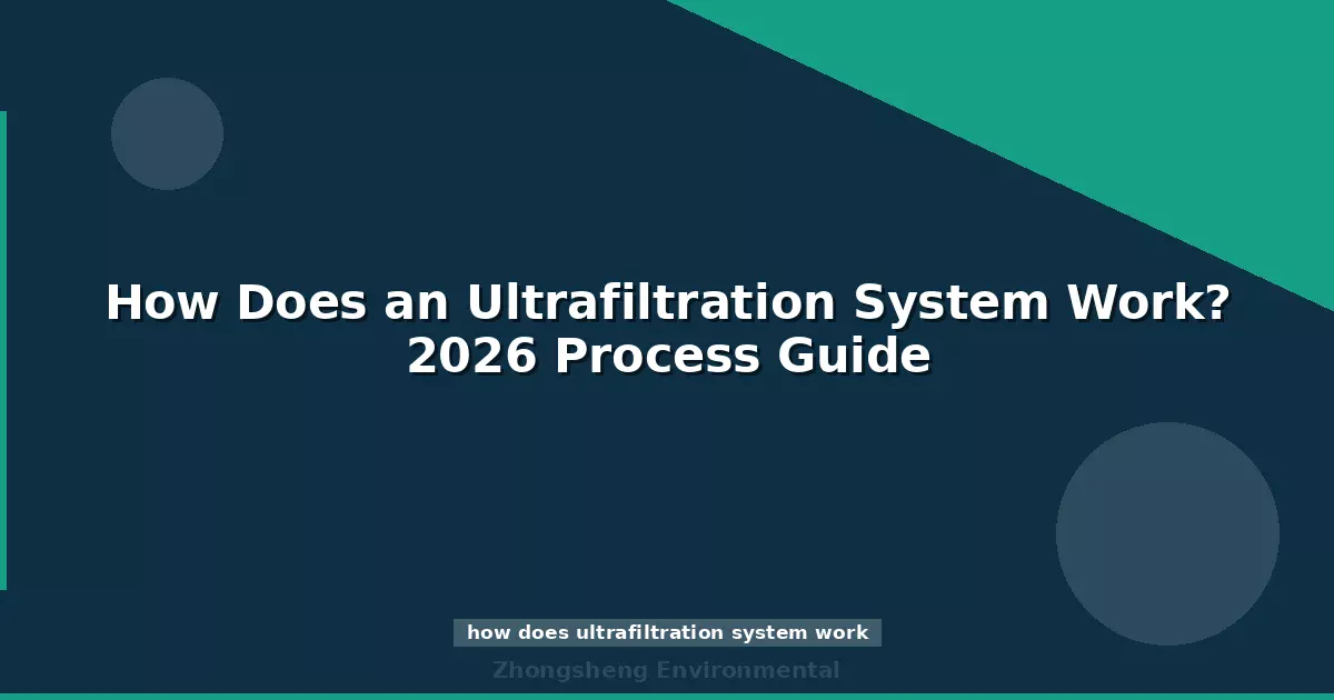 How Does an Ultrafiltration System Work? 2026 Process Guide