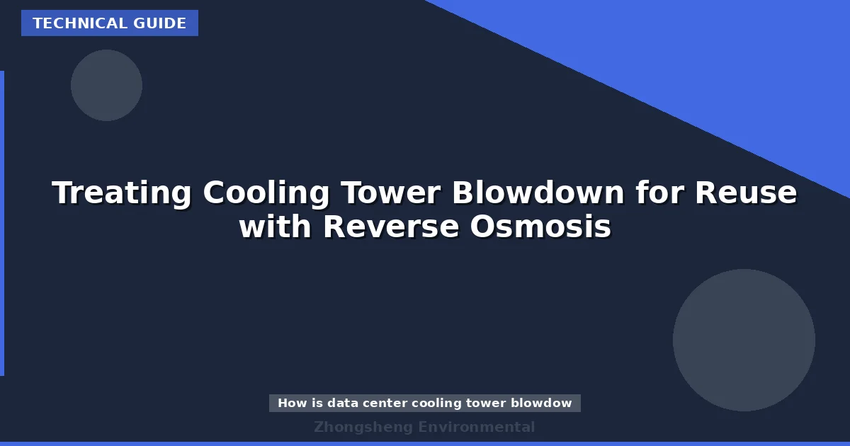 Treating Cooling Tower Blowdown for Reuse with Reverse Osmosis