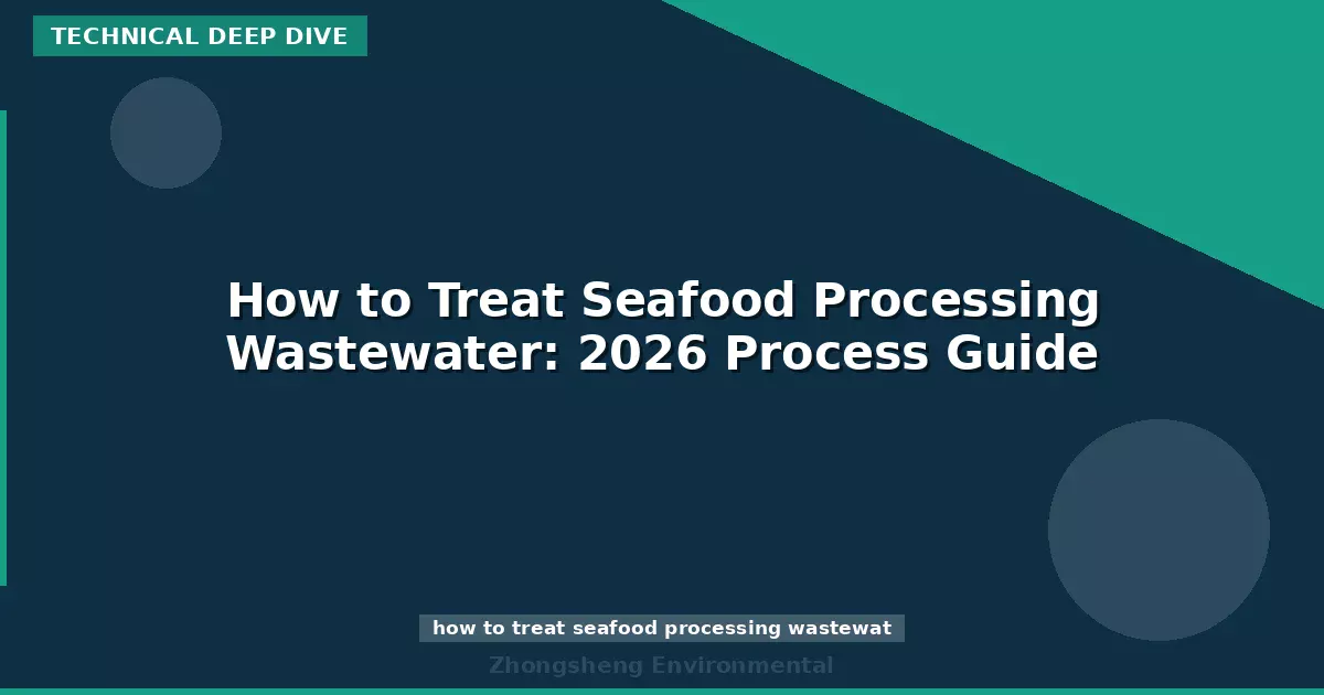 How to Treat Seafood Processing Wastewater: 2026 Process Guide